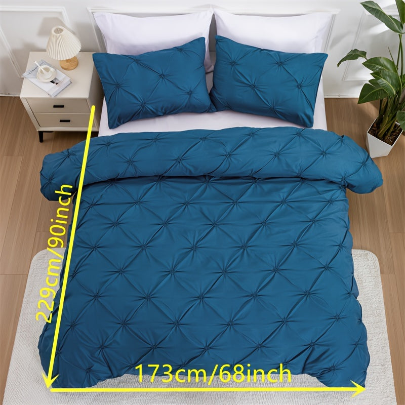 Elegant Pintuck Quilts Bedding Set