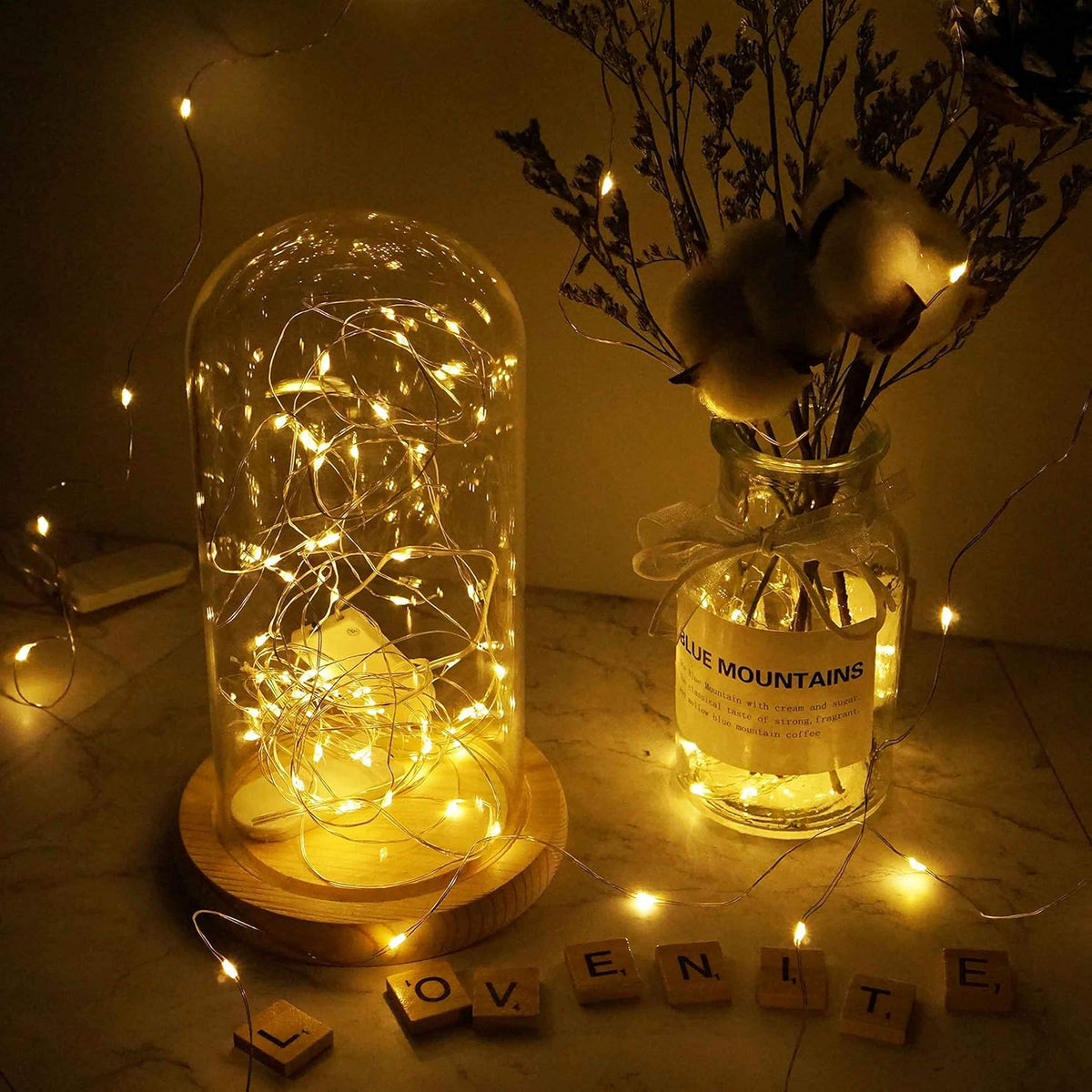 Outdoor Solar Fairy Lights Weatherproof LED for Garden & Events