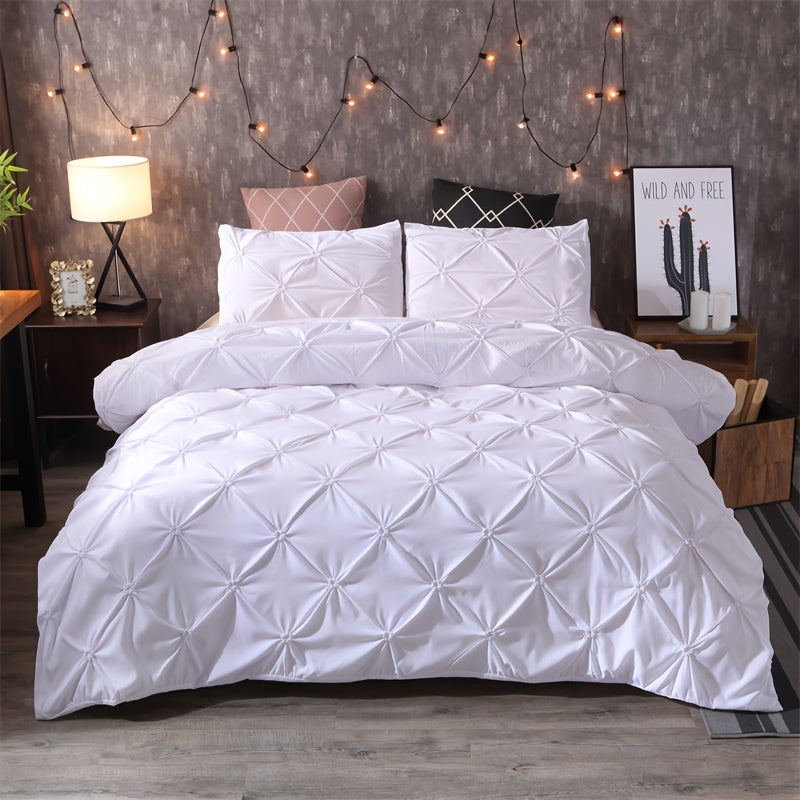 Elegant Pintuck Quilts Bedding Set