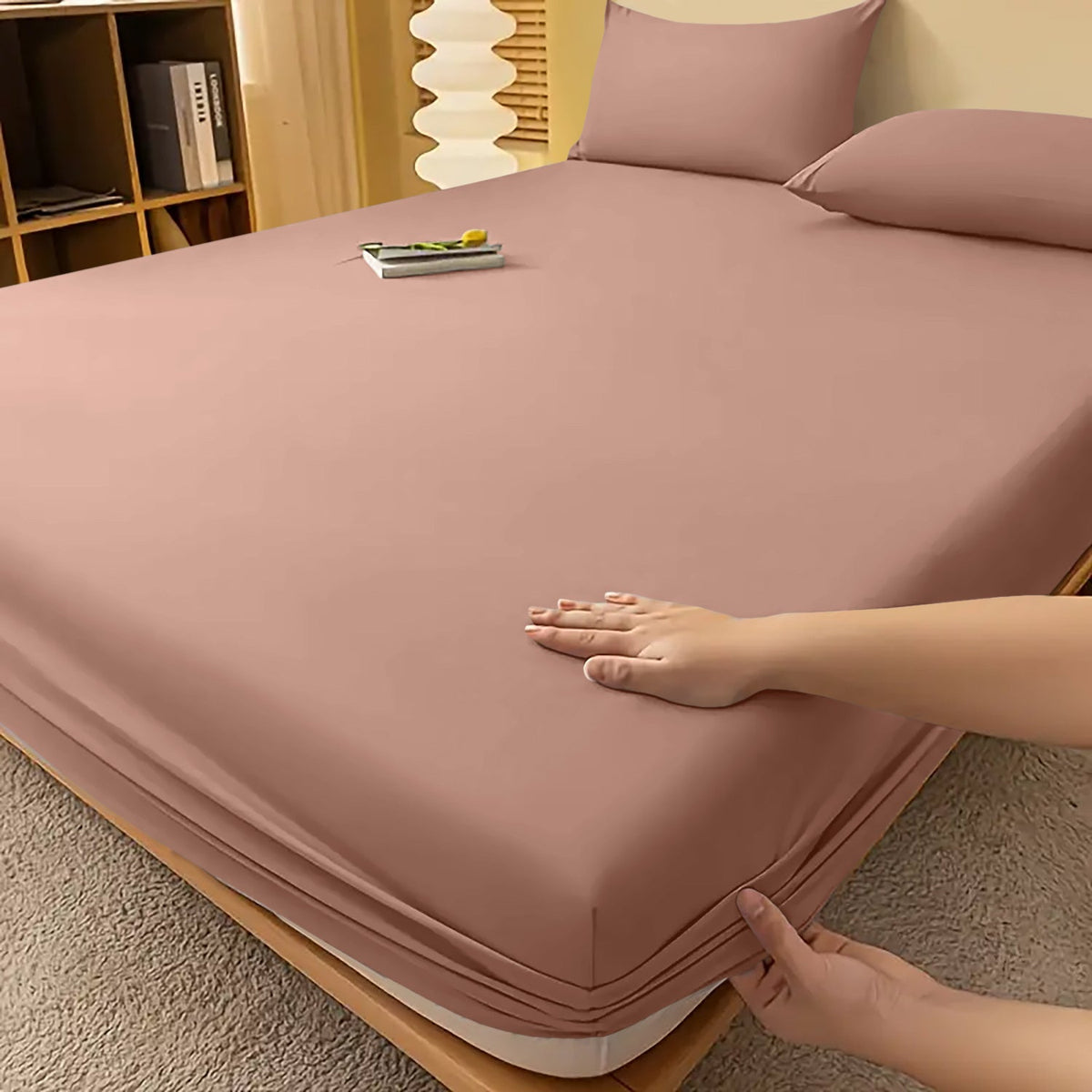 Extra Deep Fitted Bed Sheet – Wrinkle-Resistant All Season Bedding