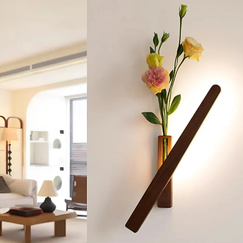 Wall Lights with Built‑In Vase & Adjustable Glow