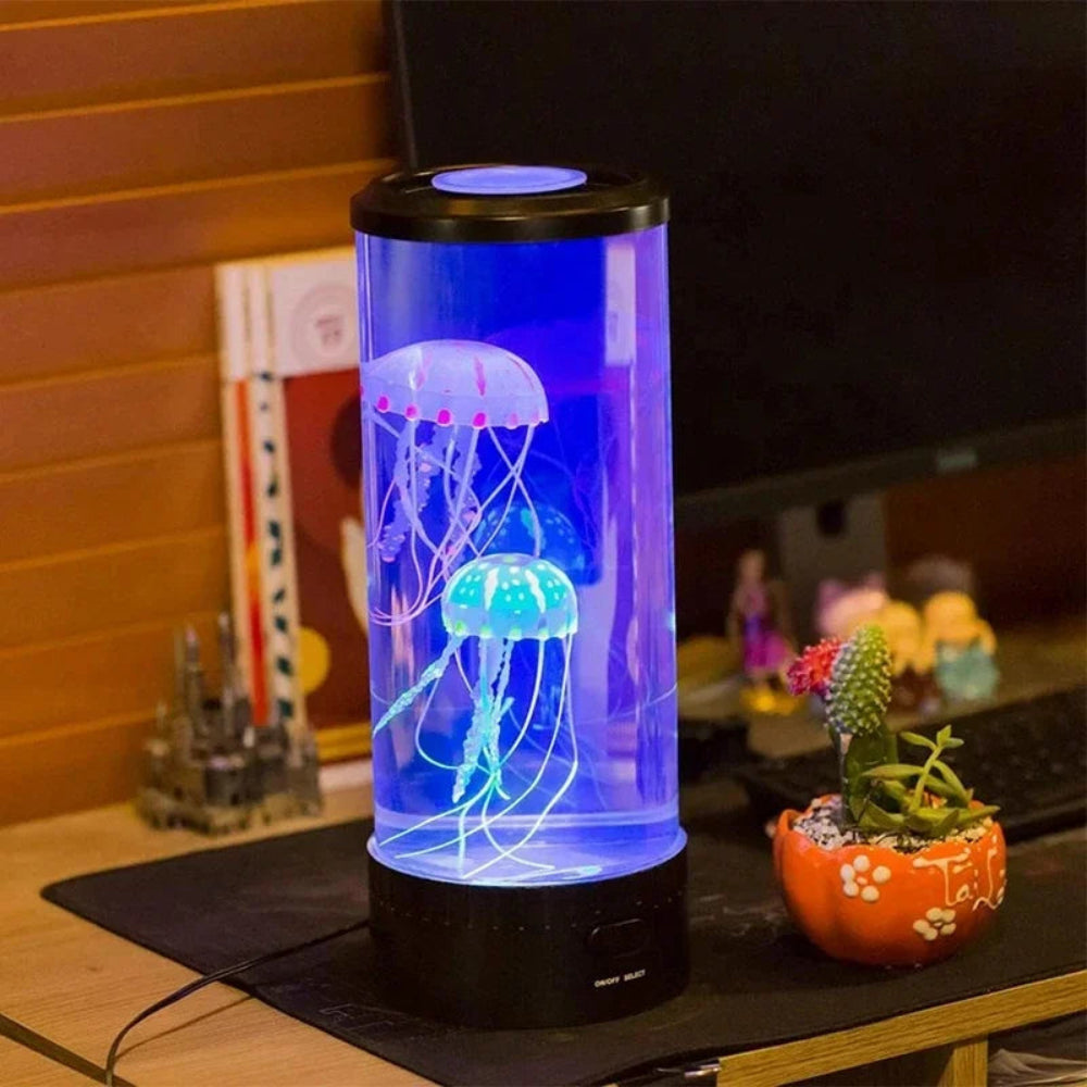 LED Jellyfish Effect Lamp Decorative Ambient Lighting for Home