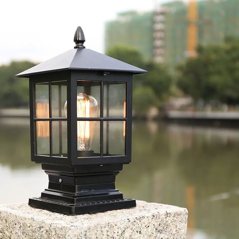 Outdoor Lantern Light Mounted Lantern Look for Patios and Entryways