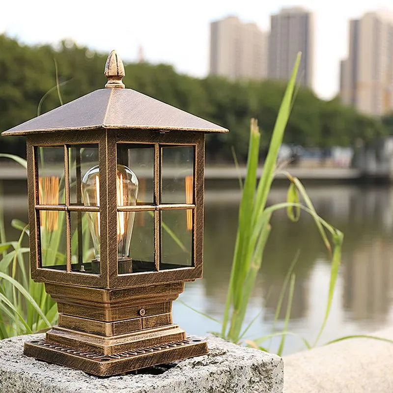 Outdoor Lantern Light Mounted Lantern Look for Patios and Entryways