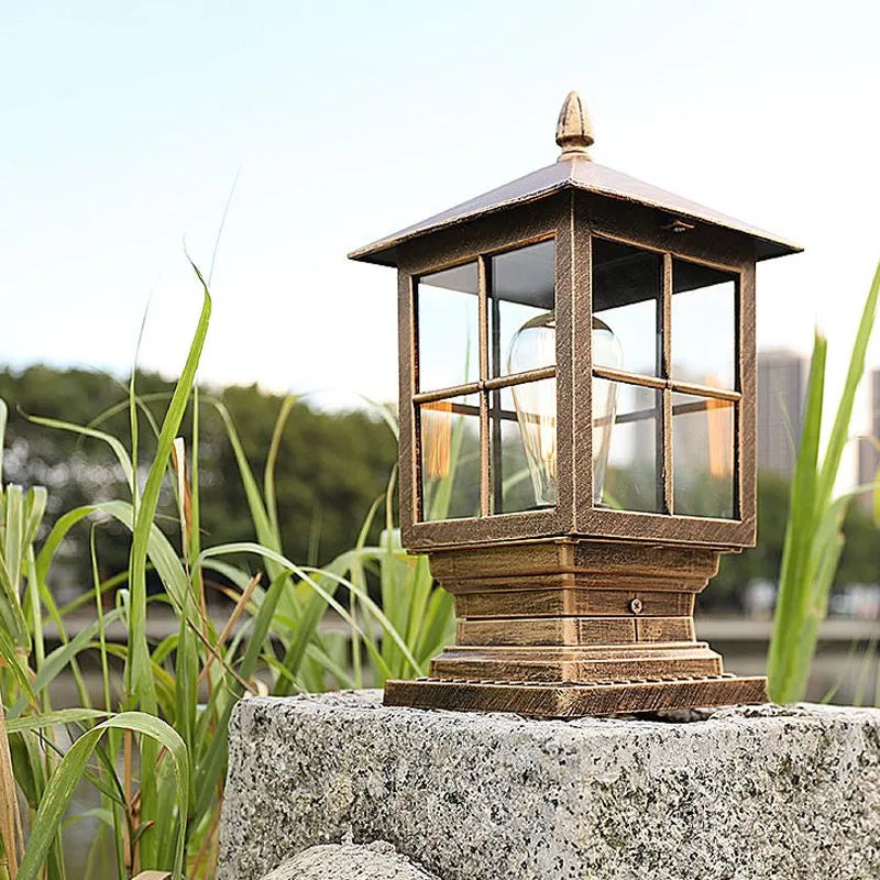 Outdoor Lantern Light Mounted Lantern Look for Patios and Entryways