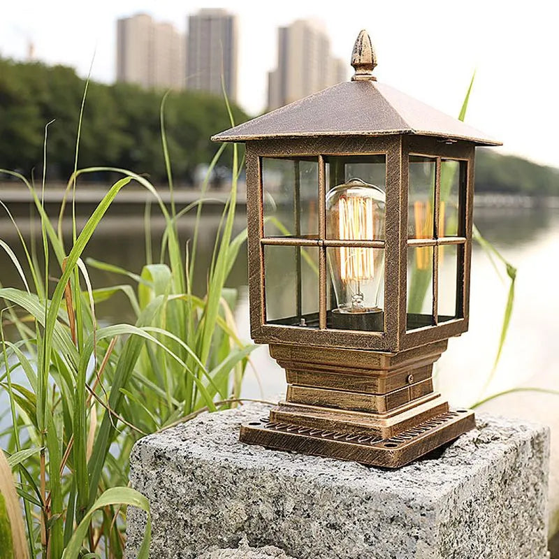 Outdoor Lantern Light Mounted Lantern Look for Patios and Entryways