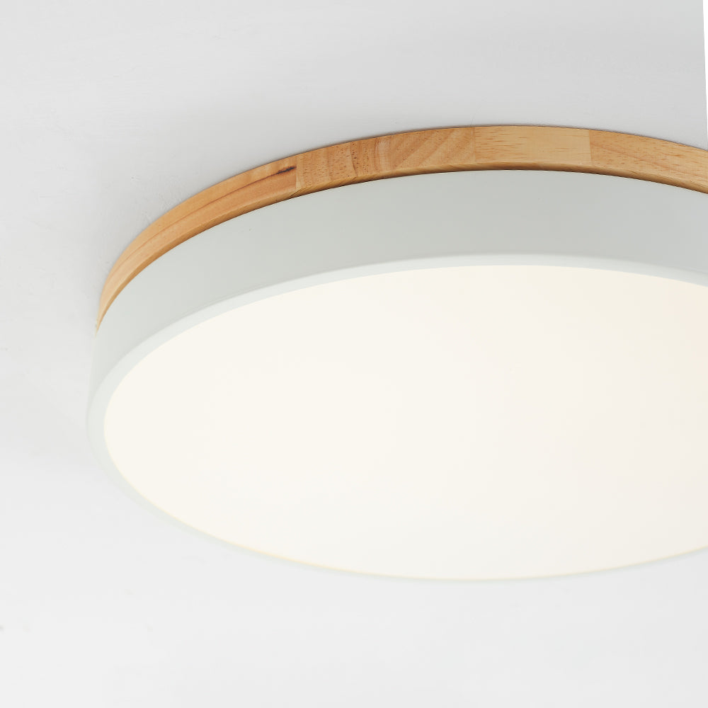 Smart Ceiling Light Round Dimmable Lighting for Modern Rooms