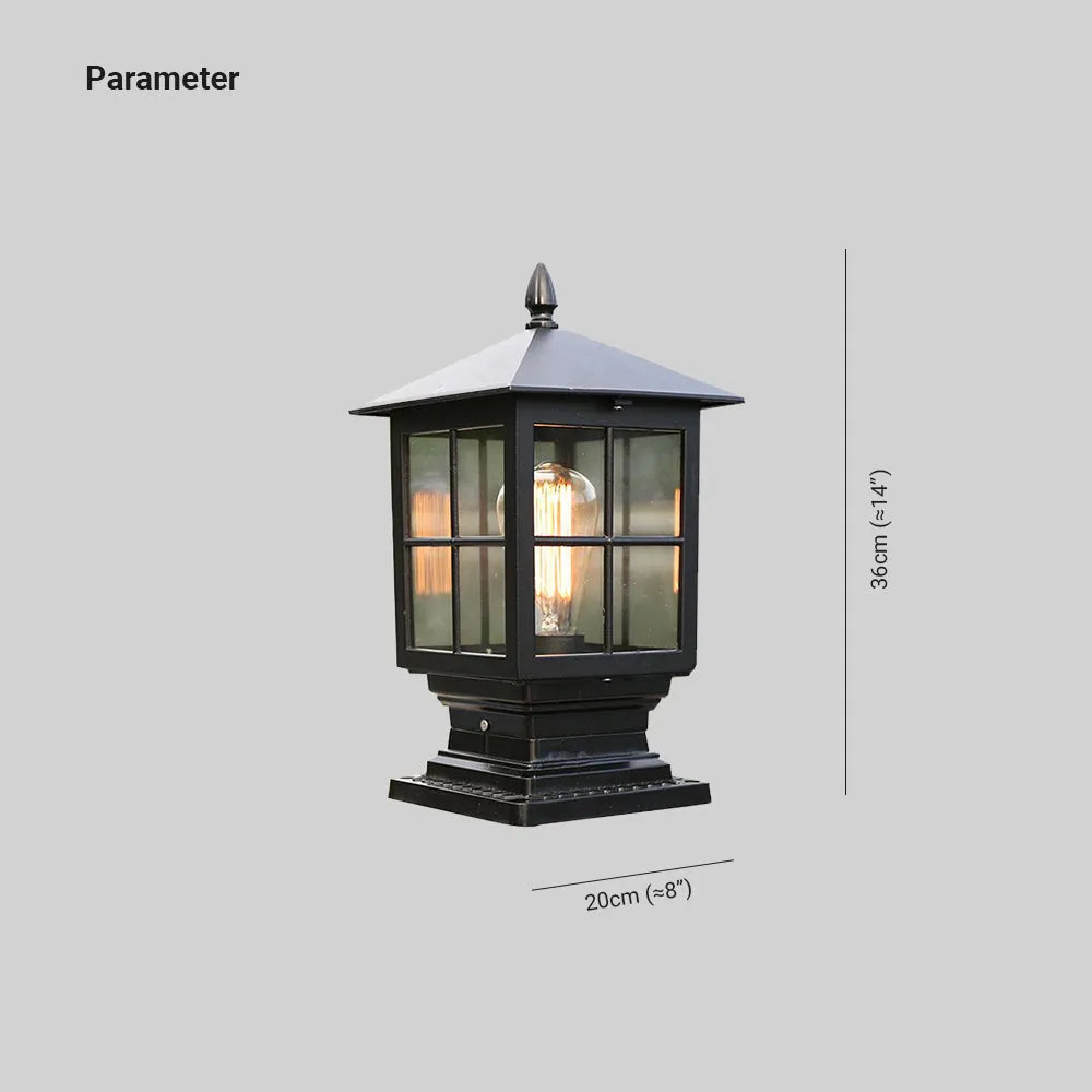 Outdoor Lantern Light Mounted Lantern Look for Patios and Entryways