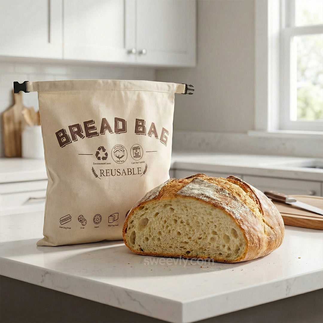 Premium 100% Cotton-Beeswax Bread Bags