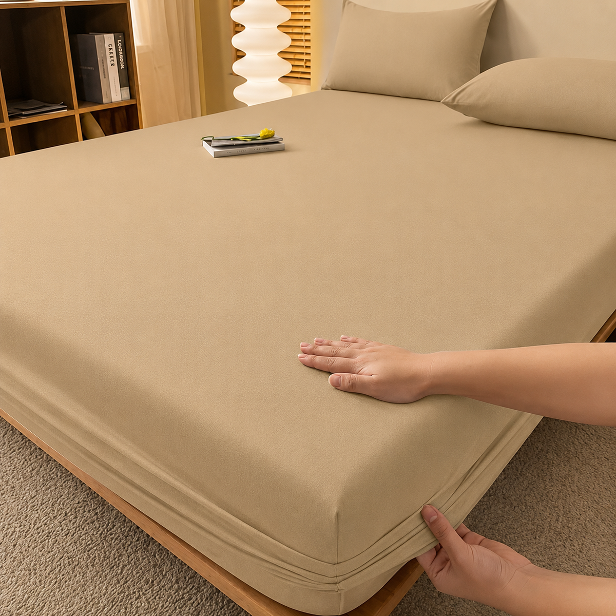 Extra Deep Fitted Bed Sheet – Wrinkle-Resistant All Season Bedding