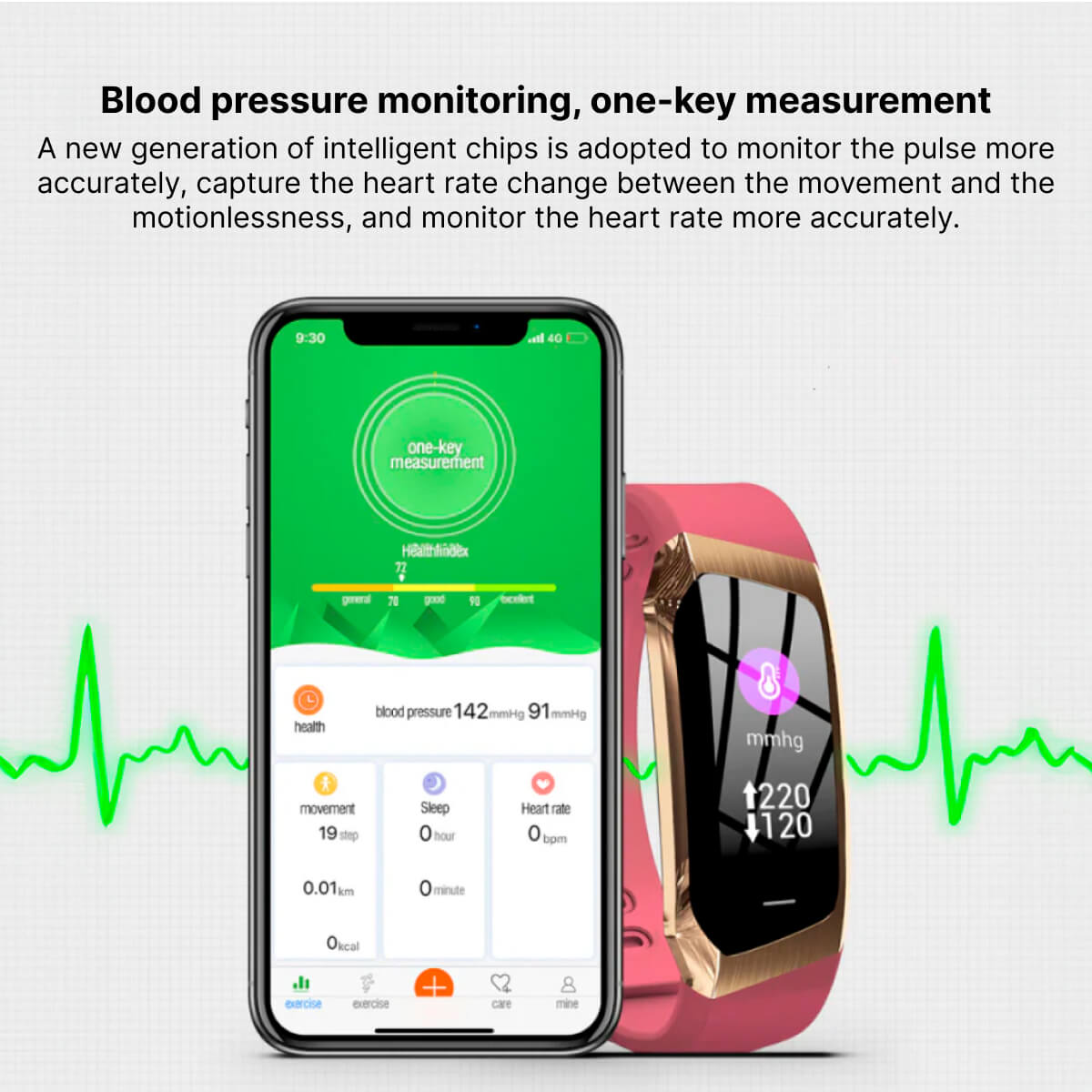 Fitness Smartwatch with Sleep & Activity Tracking