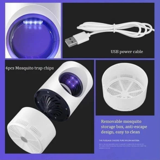 Chemical-Free UV Mosquito Killer Trap - Safe and Silent Pest Control for Your Home