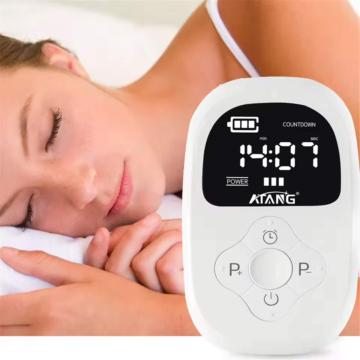 Rechargeable CES Therapy Device for Sleep & Anxiety