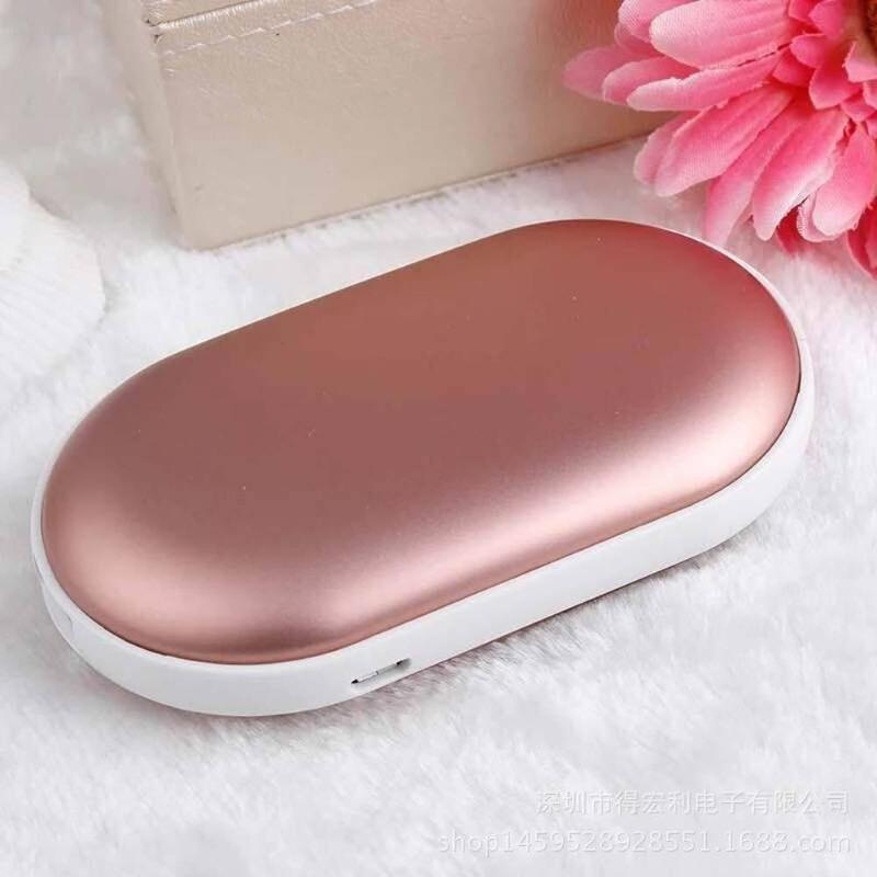 Rechargeable Hand Warmer Power Bank Quick Heat With USB-C Charging