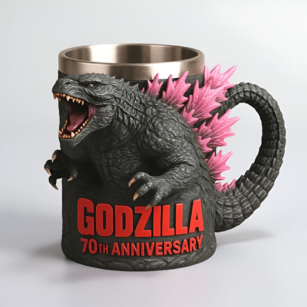 Novelty 3D Monster Coffee Mug with Sculpted Design