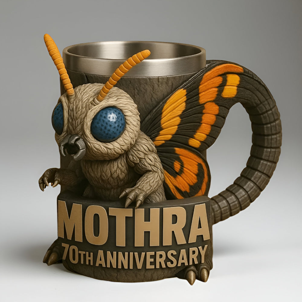 Novelty 3D Monster Coffee Mug with Sculpted Design