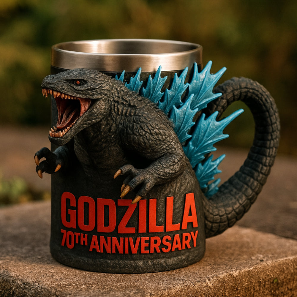 Novelty 3D Monster Coffee Mug with Sculpted Design