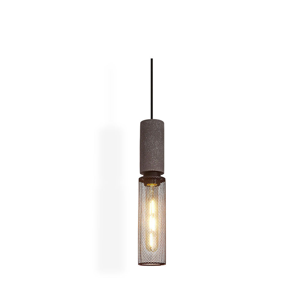 Minimalist Industrial Cylindrical Design Pendant Light