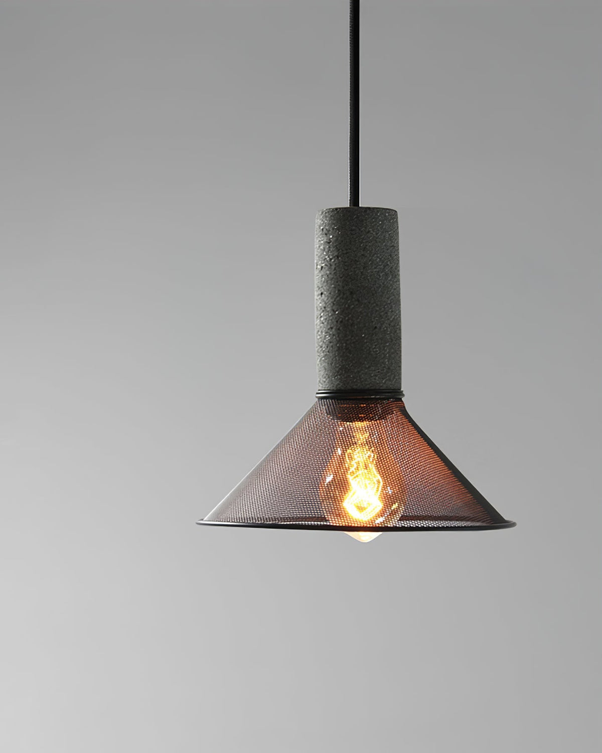 Minimalist Industrial Cylindrical Design Pendant Light