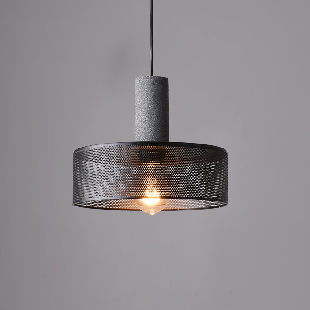 Minimalist Industrial Cylindrical Design Pendant Light