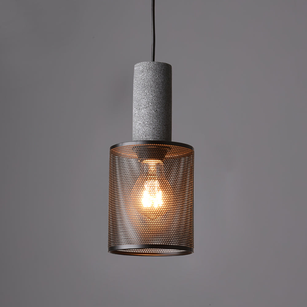 Minimalist Industrial Cylindrical Design Pendant Light