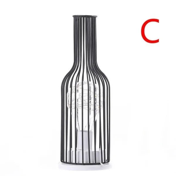 Retro Accent Hollow Lamp for Home