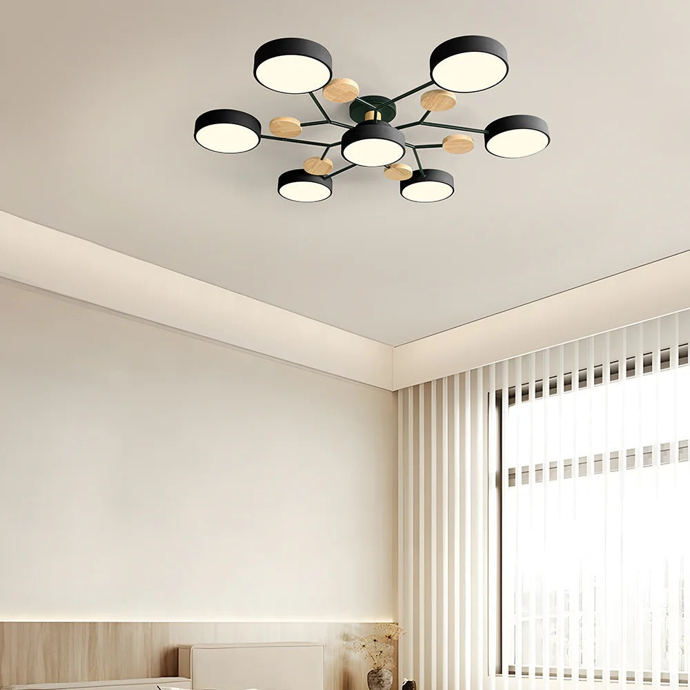 Flush Mount Ceiling Light Modern LED Room Illumination