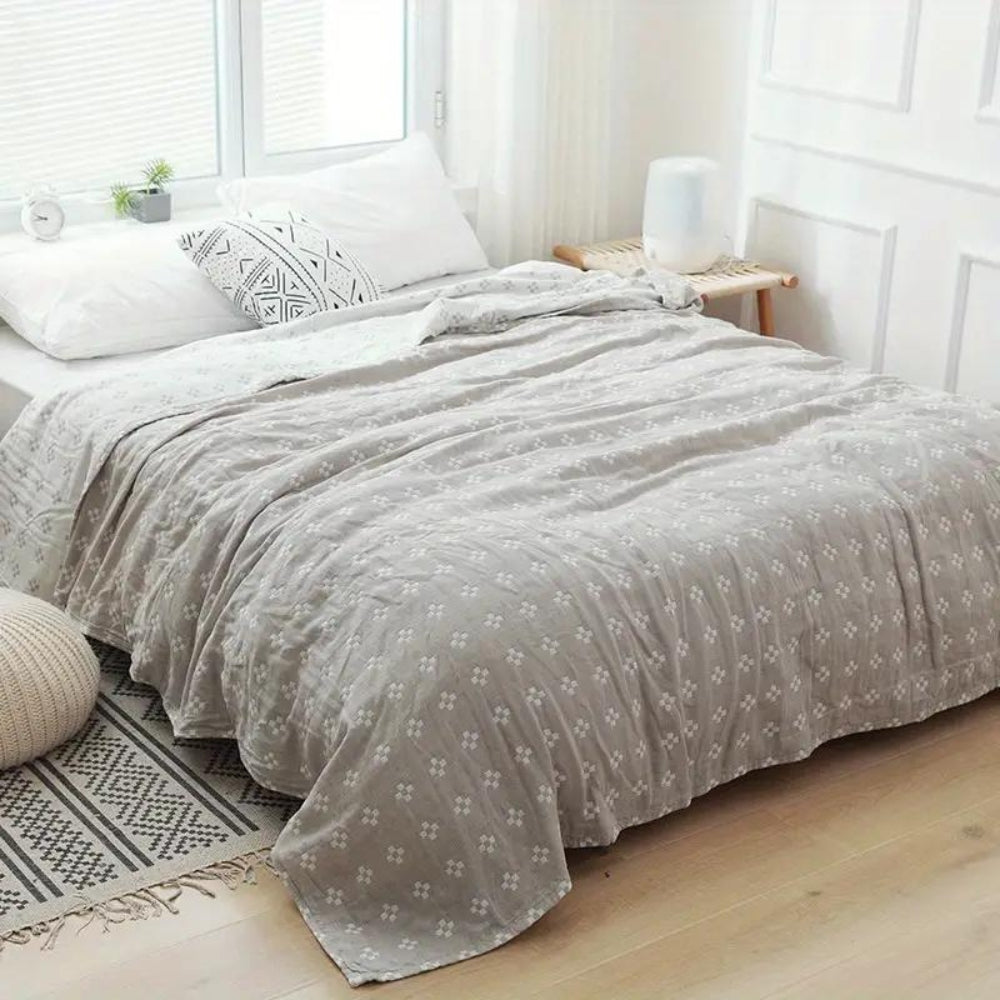 Lightweight Comfort Blanket Stylish Diamond Pattern