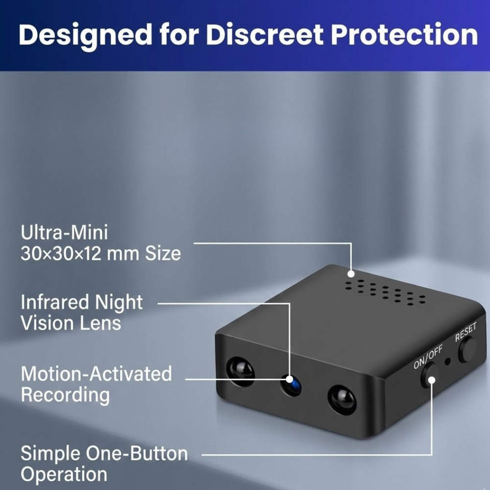 Mini HD Security Camera with Wi‑Fi