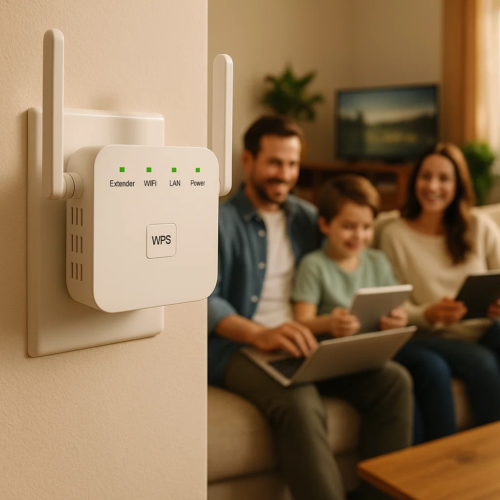Home WiFi Range Extender Dual-Band Signal Booster
