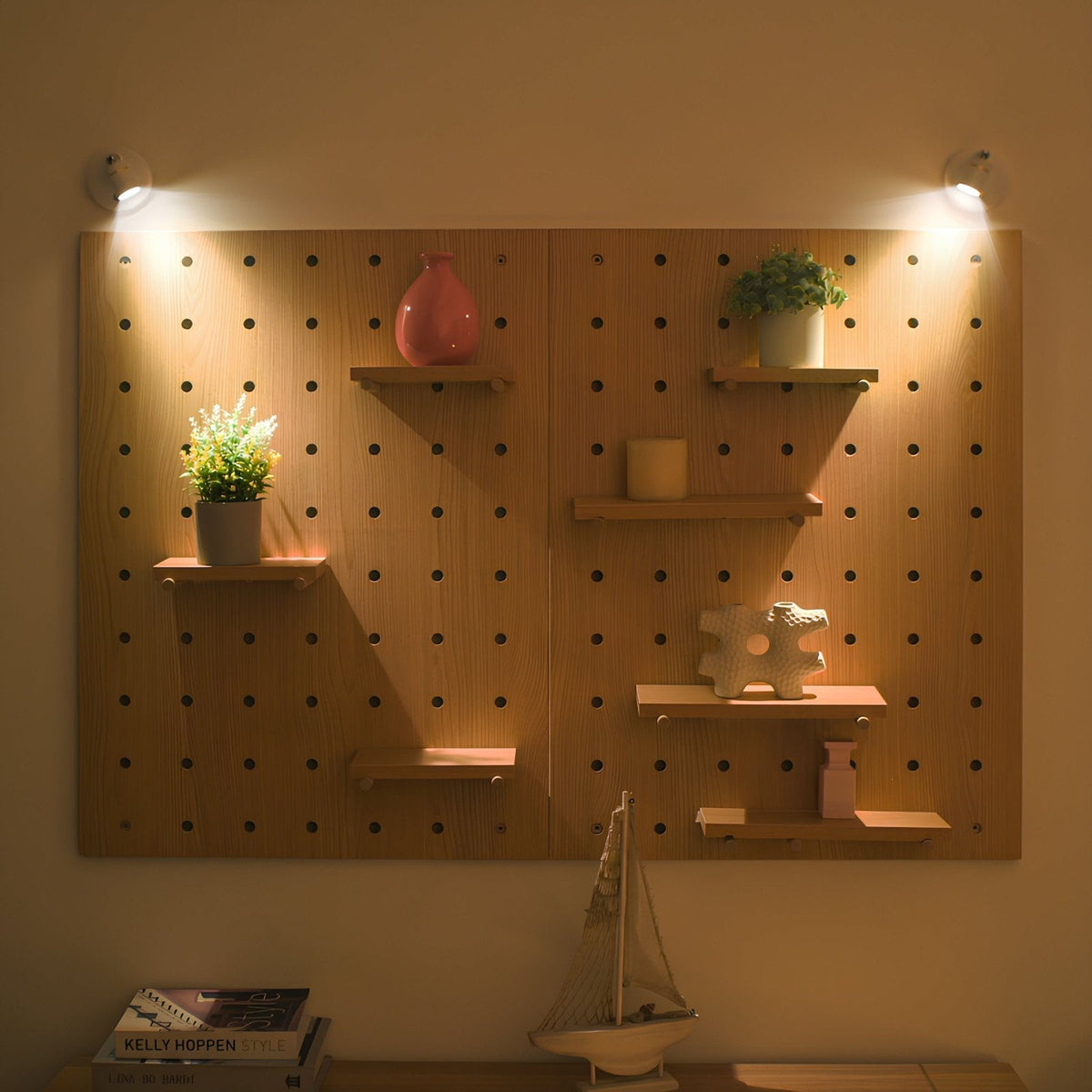 Wireless Adjustable Wall Spotlight with Remote Control