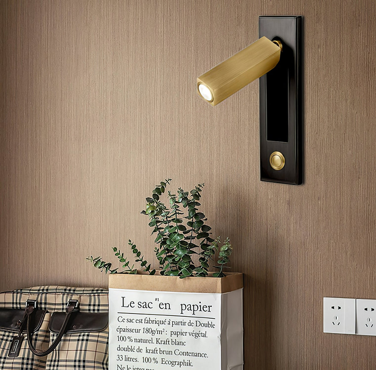 Slim Flush‑Mount Reading Wall Lamp