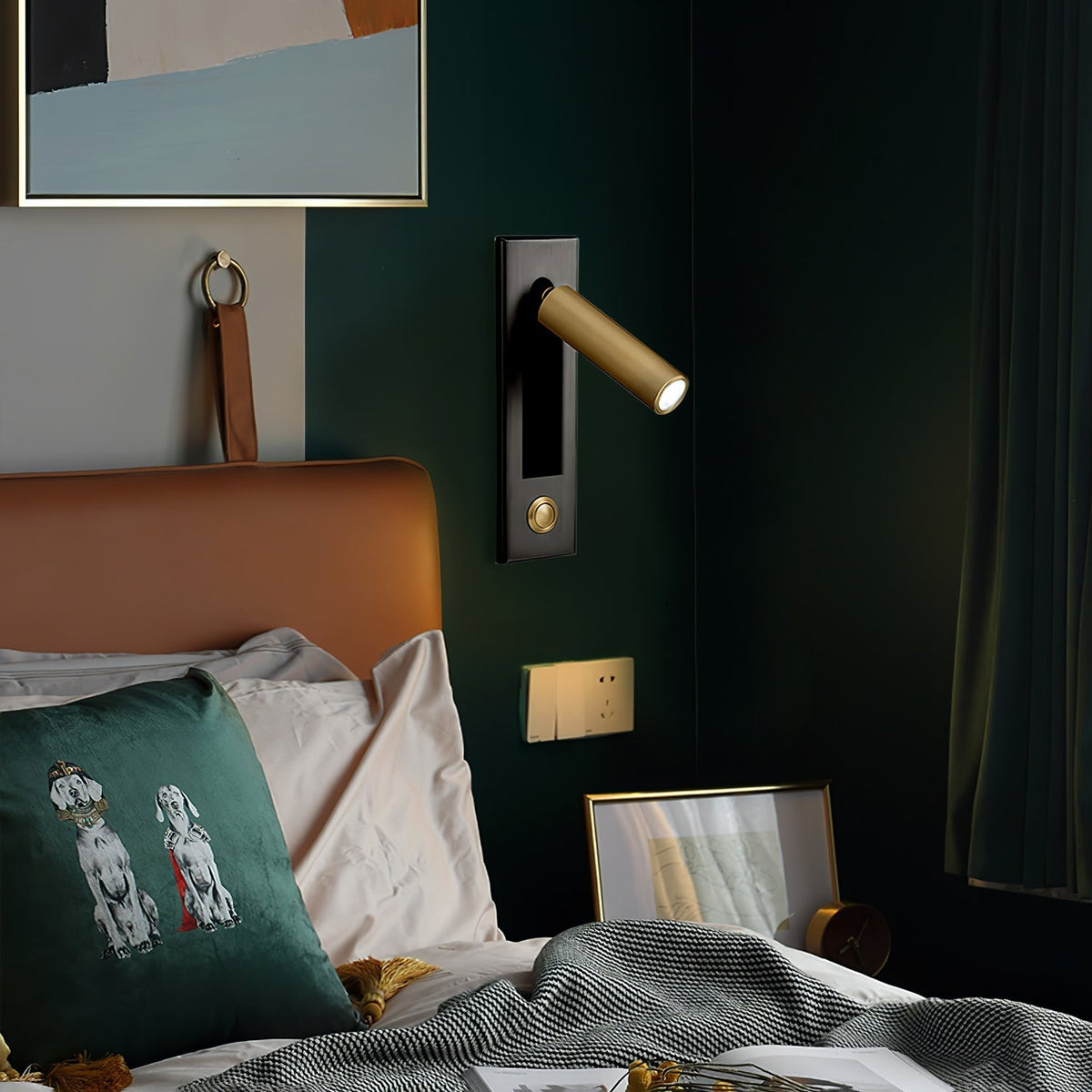 Slim Flush‑Mount Reading Wall Lamp