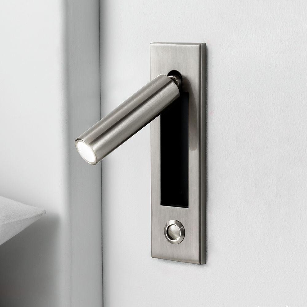 Slim Flush‑Mount Reading Wall Lamp