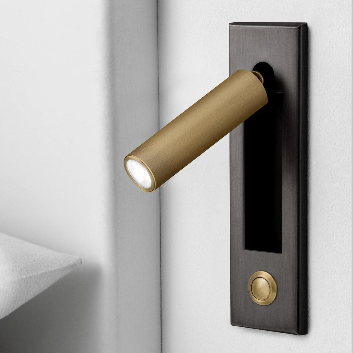 Slim Flush‑Mount Reading Wall Lamp