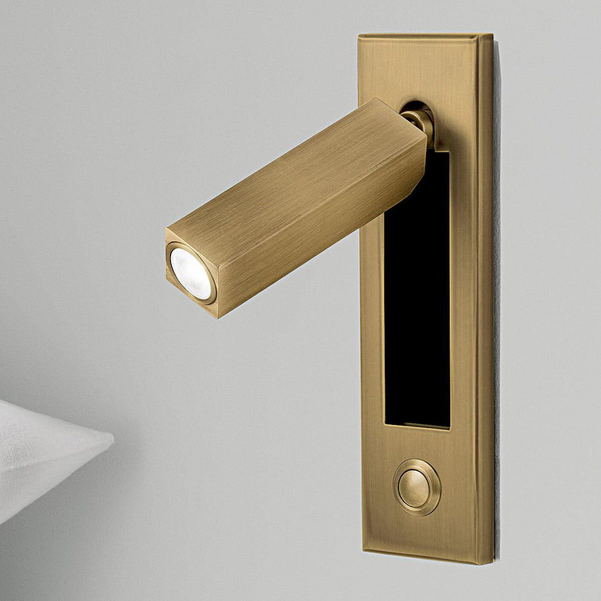 Slim Flush‑Mount Reading Wall Lamp