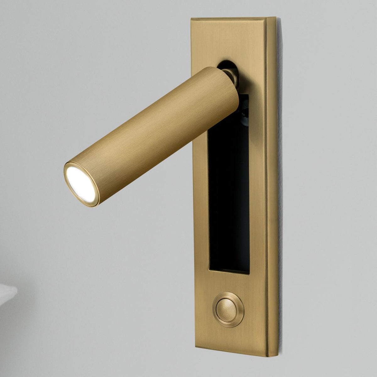Slim Flush‑Mount Reading Wall Lamp