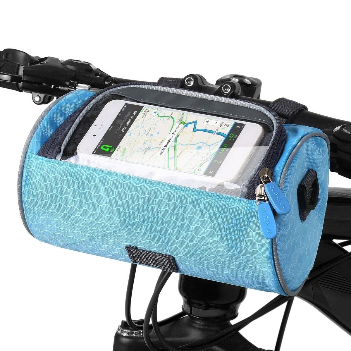 Cycling Storage Bag with Clear Phone Access and Secure Fit