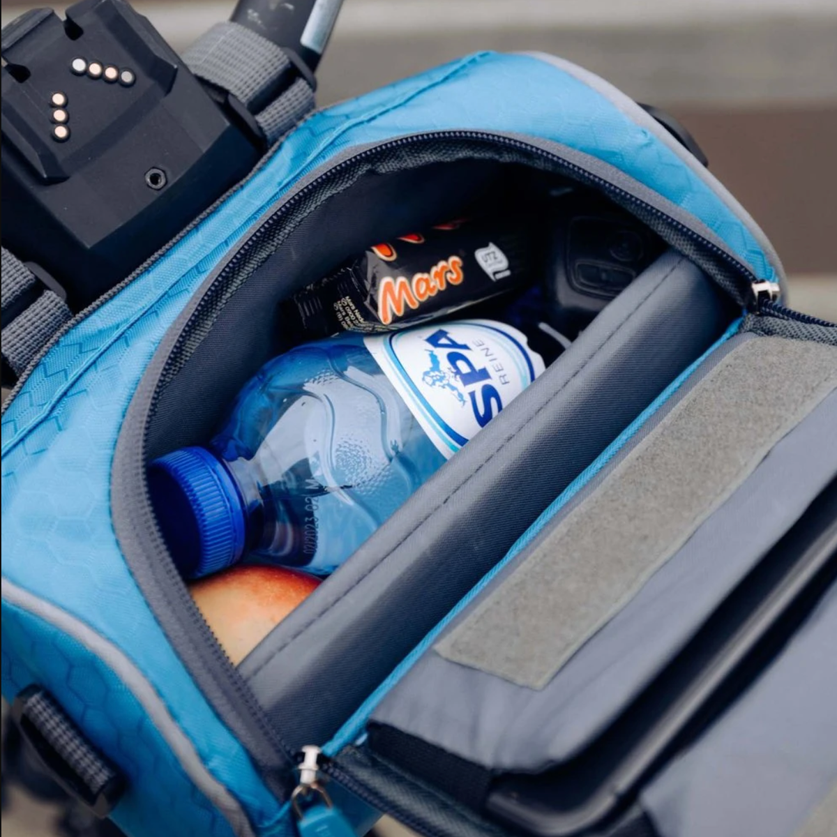 Cycling Storage Bag with Clear Phone Access and Secure Fit