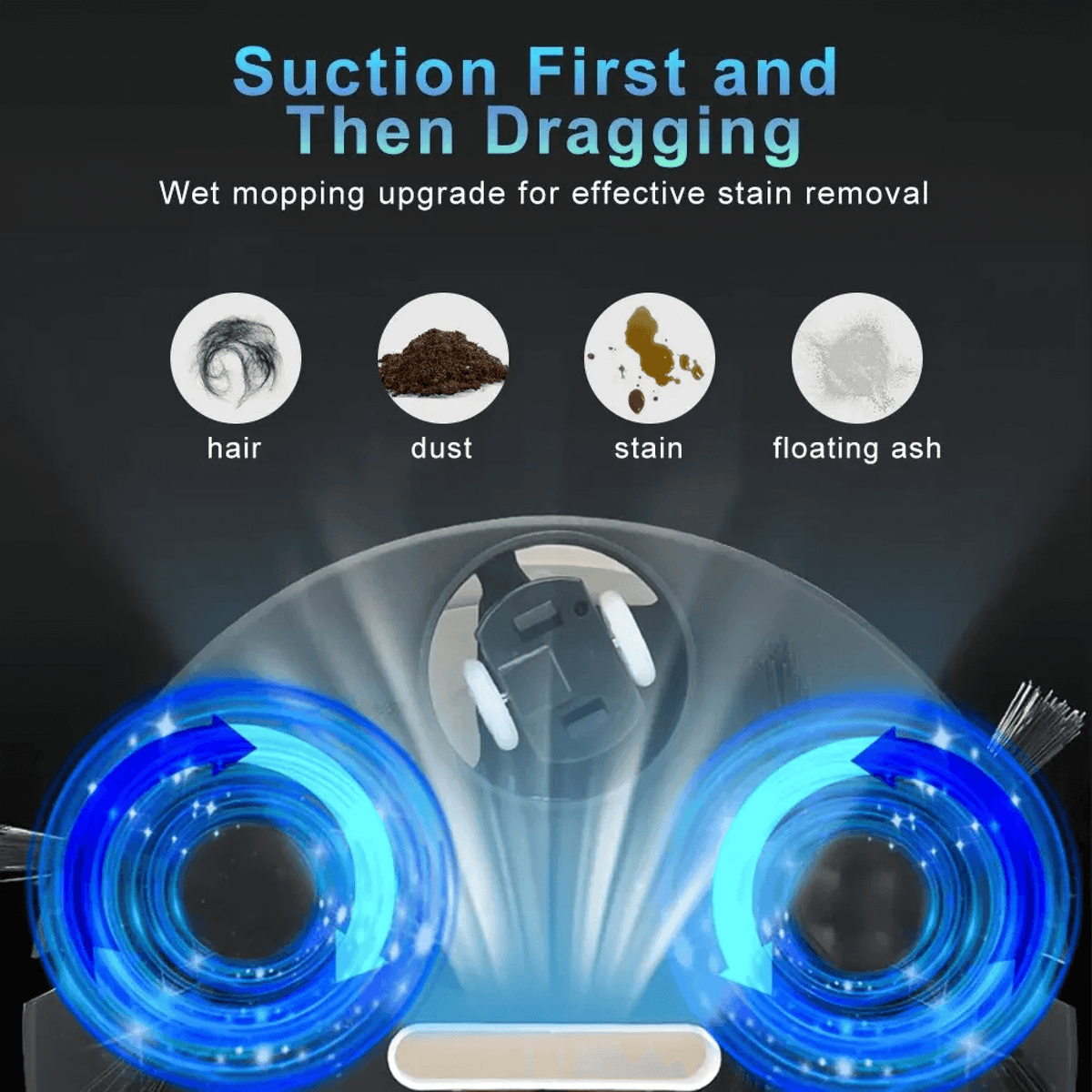 Automatic Robot Vacuum Multi-Surface Vacuum and Mop Cleaner