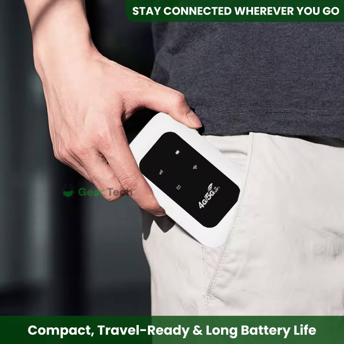 Portable Wi‑Fi Router Travel, Camping & Home Backup