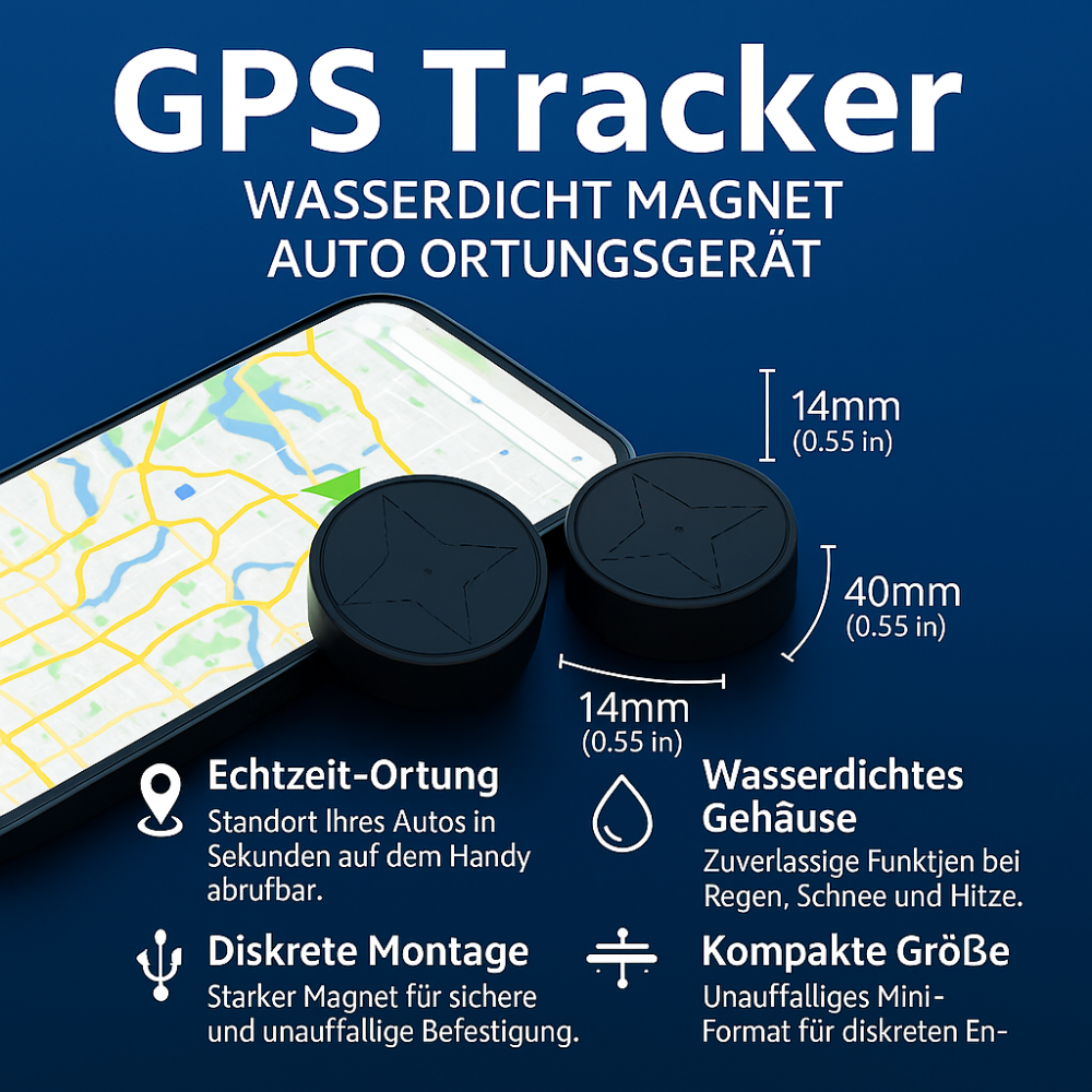 Compact GPS Vehicle Tracker Real-Time Location Monitoring