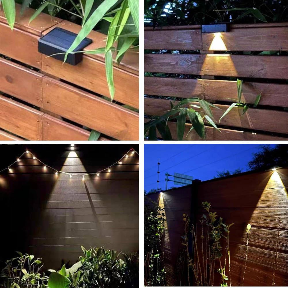 Solar Garden Light Outdoor LED Pathway Lighting with Auto On