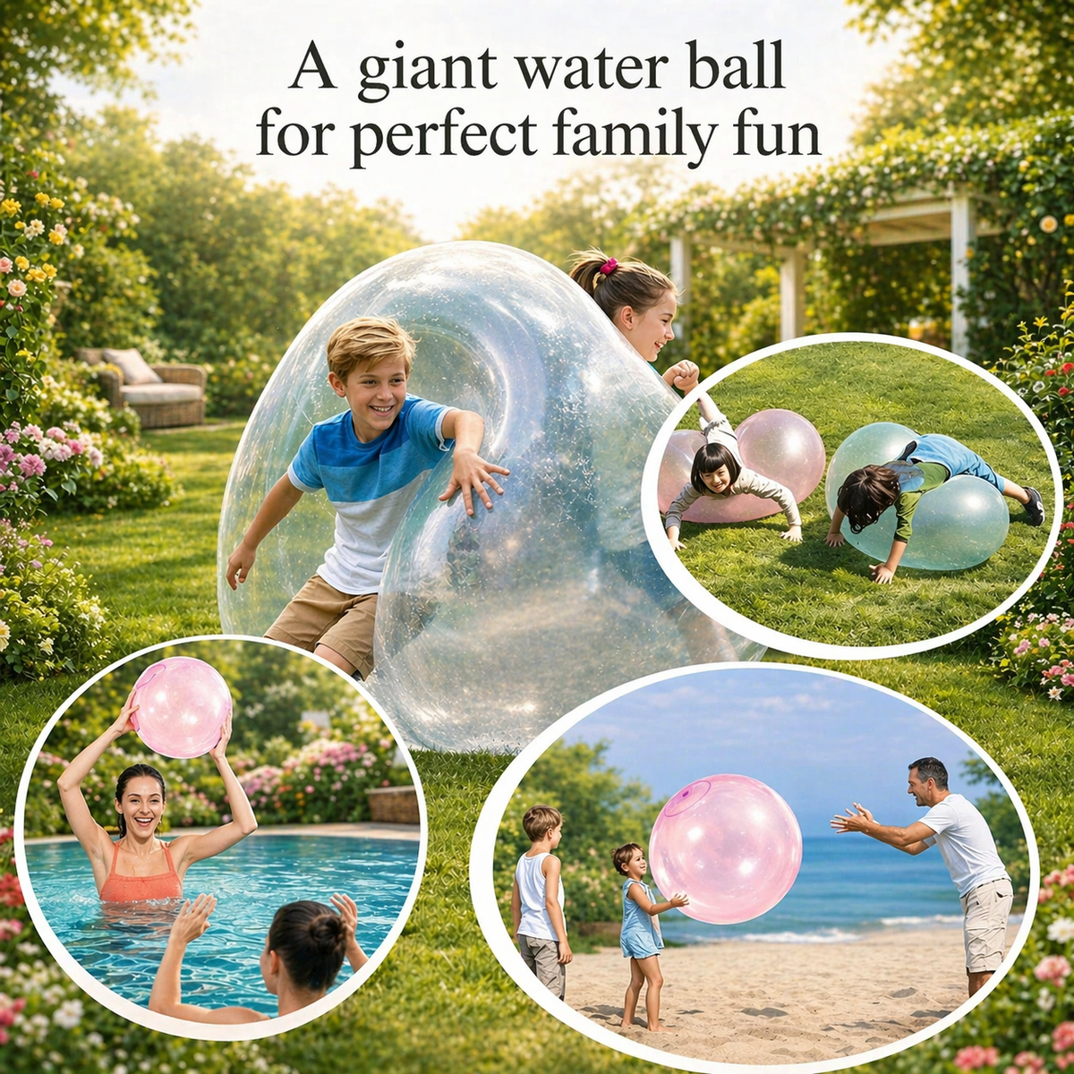 Reusable Jumbo Play Ball for Kids and Outdoor Fun