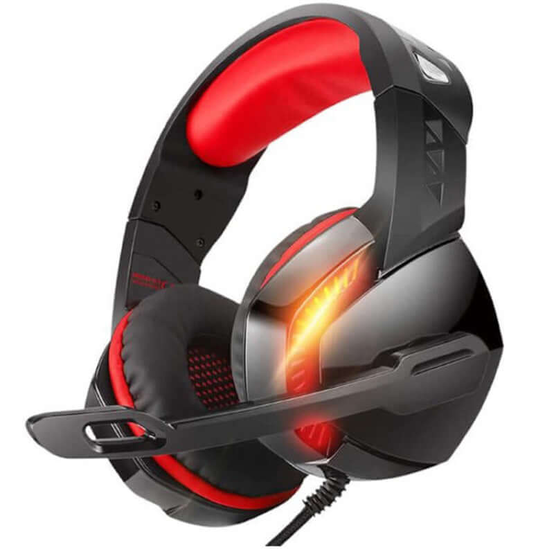 Multi‑Platform Headphones with LED Light and Volume Control