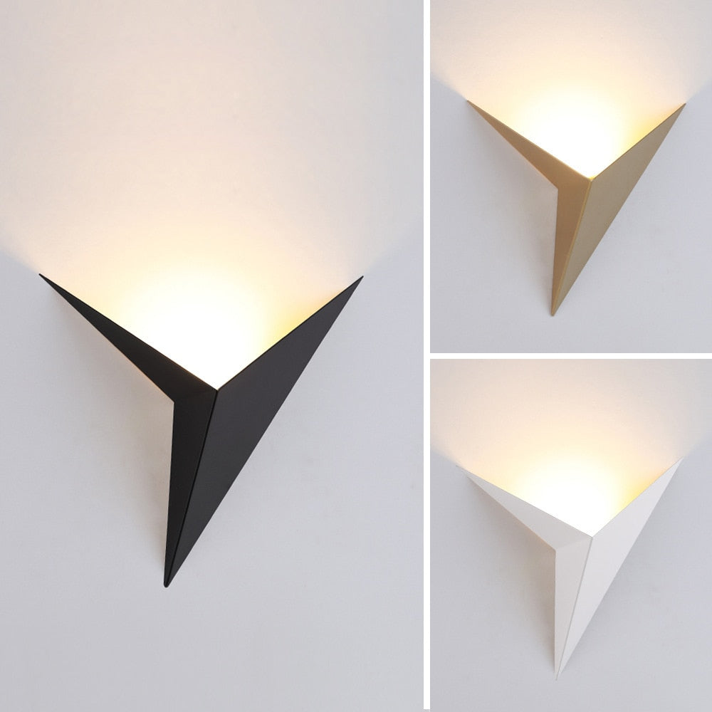 Luxury Wall Lights with Sleek Triangular Design