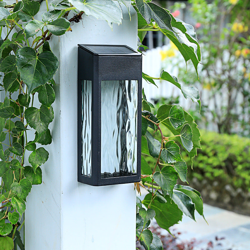 Solar Outdoor Wall Lamp with Sensor