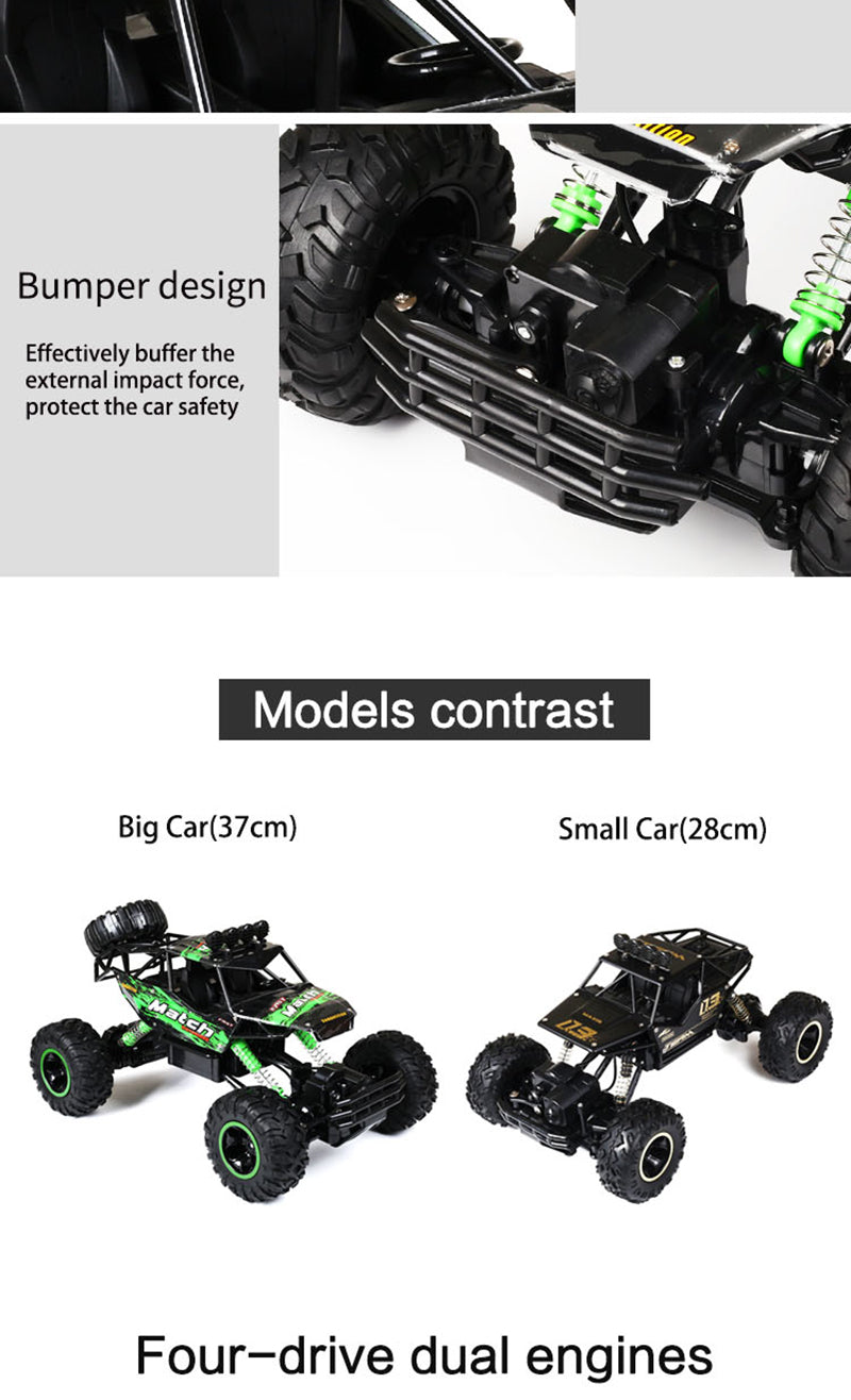 Remote Control 4x4 Off‑Road Monster Truck