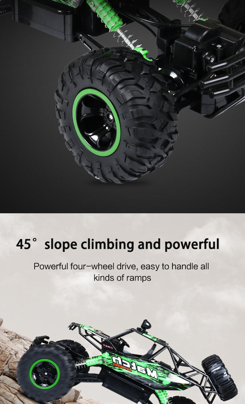 Remote Control 4x4 Off‑Road Monster Truck