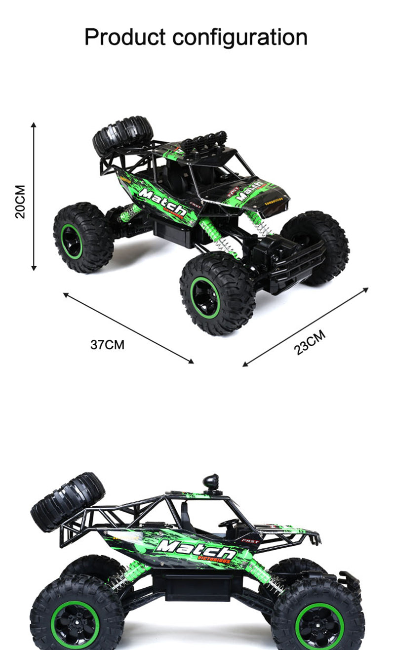 Remote Control 4x4 Off‑Road Monster Truck